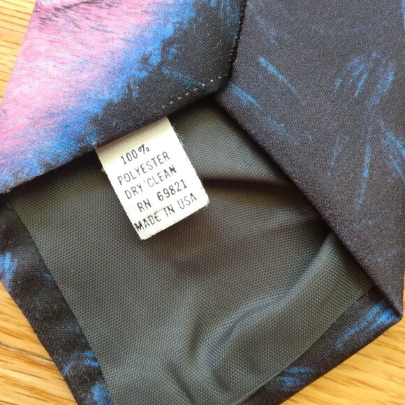 Vintage 80s Pig Necktie Novelty Tie Ralph Marlin Blaine Heilman 1989 - Picture 7 of 13